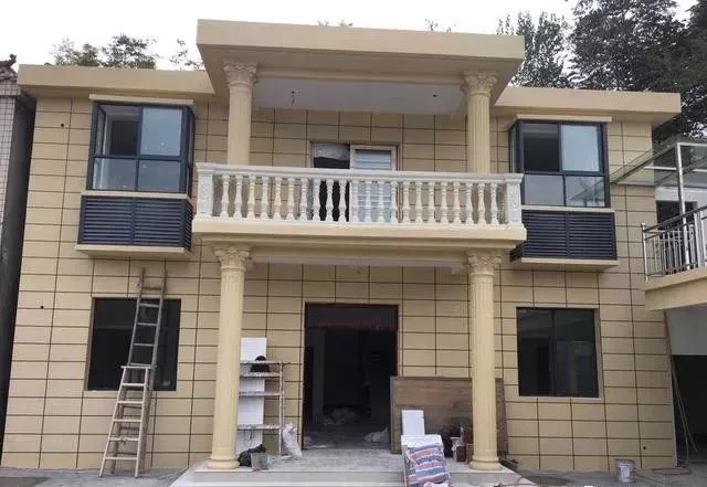 農村自建房巧用羅馬柱，讓房子高端大氣還不貴！