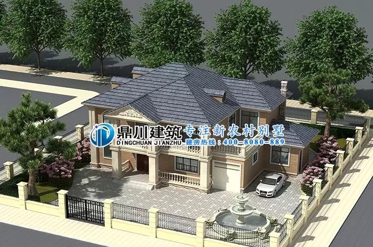 8款二層帶庭院農(nóng)村別墅，有院子車庫大露臺才是完美愜意人生！