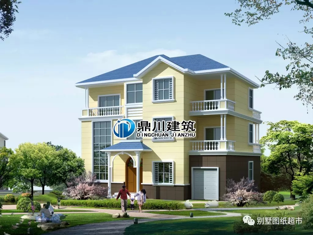 10款簡潔大方經濟型三層自建別墅，第1款造價20萬，第6款最漂亮！