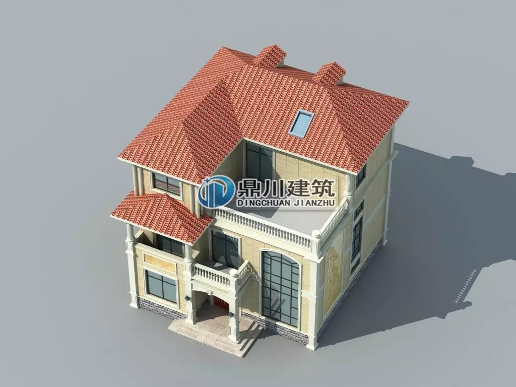農村復式三層大氣別墅，造價親民易建造，30萬也能建出豪宅效果！