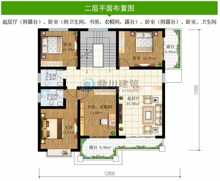 新中式三層別墅設(shè)計(jì)圖，現(xiàn)代與經(jīng)典的完美結(jié)合！