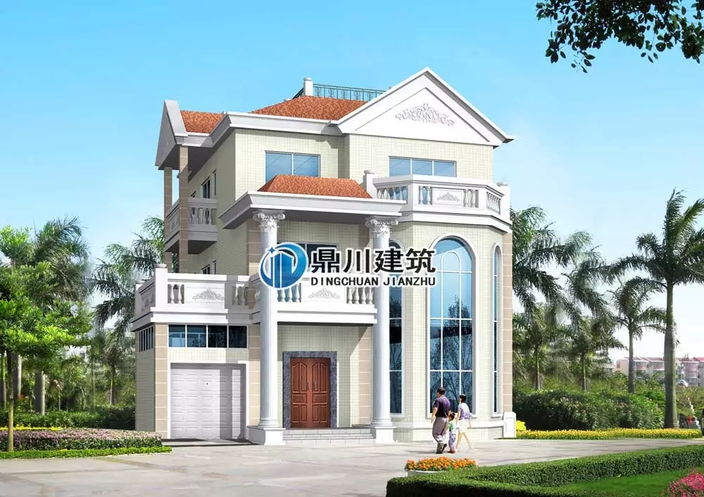 農村自建房巧用羅馬柱，讓房子高端大氣還不貴！