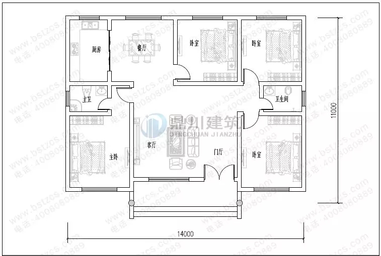 15萬就能建的一層農(nóng)村別墅，精致大氣房間多，養(yǎng)老住家首選！